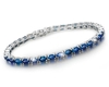 Bracelet precieux saphirs